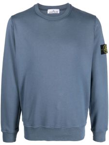 Stone Island sweat à patch Compass - Bleu