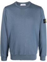 Stone Island sweat à patch Compass - Bleu