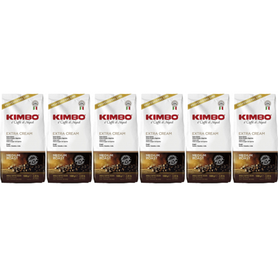 Kimbo Espresso Bar Extra Cream - koffiebonen - 6 x 1 kilo