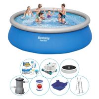 Bestway Fast Set Rond 457x122 cm - Alles in 1 Zwembad Set - thumbnail