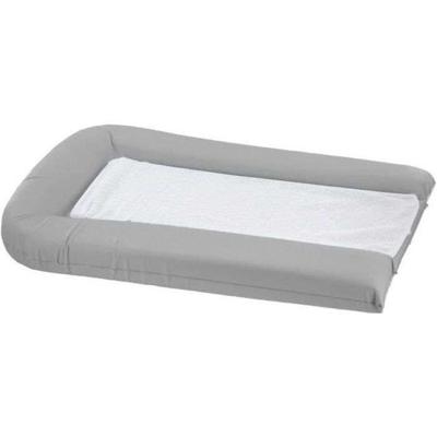DOMIVA Aankleedkussen pvc parelgrijs + 2 sponzen