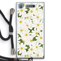 Summer Daisies: Sony Xperia XZ1 Transparant Hoesje met koord