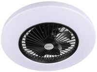 Eurom Ceiling fan LRC Black | Lamp en ventilator in 1 | ø 58 cm | 385298 385298