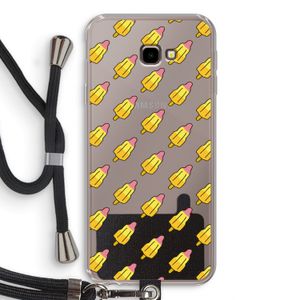 Waterijsjes: Samsung Galaxy J4 Plus Transparant Hoesje met koord