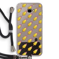 Waterijsjes: Samsung Galaxy J4 Plus Transparant Hoesje met koord