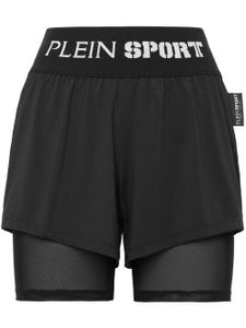 Plein Sport short à design superposé - Noir