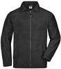 James & Nicholson JN044 Full-Zip Fleece - Black - S