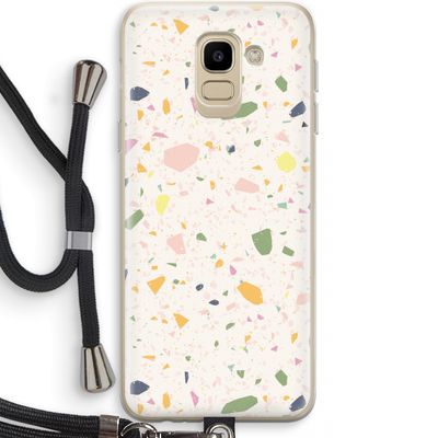 Terrazzo N°21: Samsung Galaxy J6 (2018) Transparant Hoesje met koord