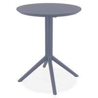 ALTEREGO GIMLI 60 DINING Ronde opvouwbare tafel - Grijs