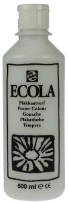 Talens Ecola plakkaatverf flacon van 500 ml, wit
