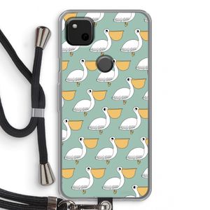Pelican: Pixel 4a Transparant Hoesje met koord