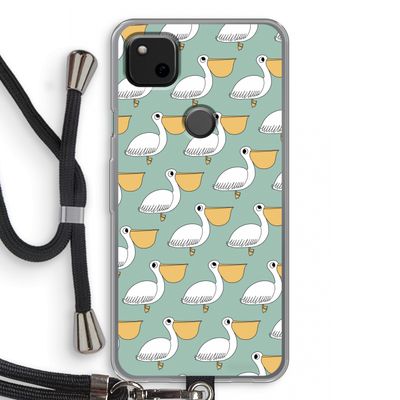 Pelican: Pixel 4a Transparant Hoesje met koord