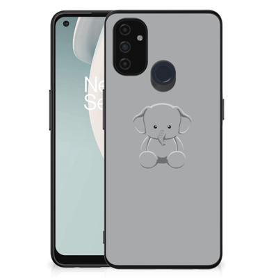 OnePlus Nord N100 Hoesje Grijs Baby Olifant