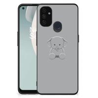 OnePlus Nord N100 Hoesje Grijs Baby Olifant