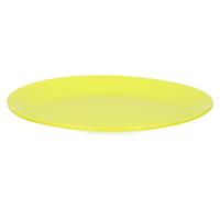 Ontbijt/diner bordjes - 2x - groen - 26 cm - hard kunststof