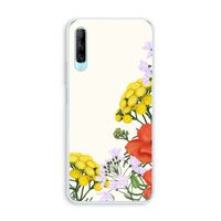 Wilde bloemen: Huawei P Smart Pro Transparant Hoesje