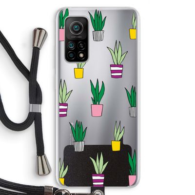 Sanseveria: Xiaomi Mi 10T 5G Transparant Hoesje met koord