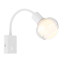 Globo Witte wandlampTokki boog enkel - 54309WW