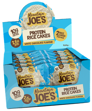 Mountain Joe&apos;s Protein Rice Cakes White Chocolate (12 x 64 g)
