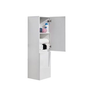 Kolomkast BWS London 35x30x160 cm Wit