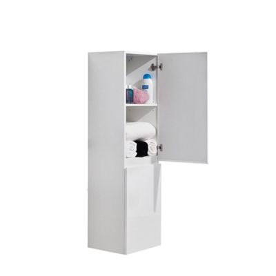 Kolomkast BWS London 35x30x160 cm Wit