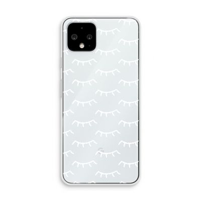 Wimpers: Pixel 4 Transparant Hoesje