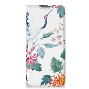 OPPO Find X5 Pro Hoesje maken Bird Flowers