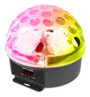 Discobal met 6 Kleuren en Afstandbediening - BeamZ JB60R - 5 DMX Kanalen - LED Discolamp Lichteffect - thumbnail