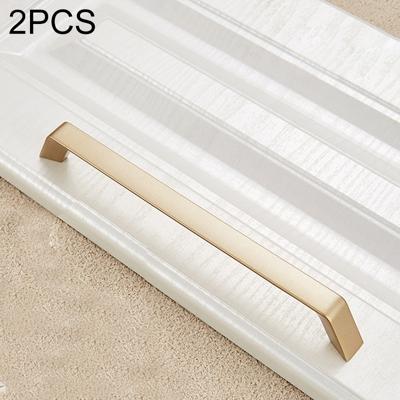 2 stuks 9009-192 moderne eenvoudige kast deur handvat lade kast zink legering handvat (goud)