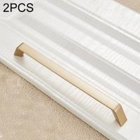 2 stuks 9009-192 moderne eenvoudige kast deur handvat lade kast zink legering handvat (goud)