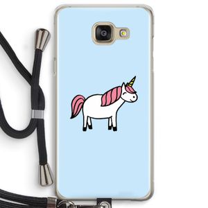 Eenhoorn: Samsung Galaxy A5 (2016) Transparant Hoesje met koord