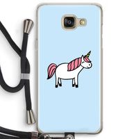 Eenhoorn: Samsung Galaxy A5 (2016) Transparant Hoesje met koord