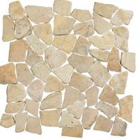 Stone Line Palladiana Mozaiek Tegel Breuk - Crème / Beige Marmer Ongeglazuurd 300x300mm