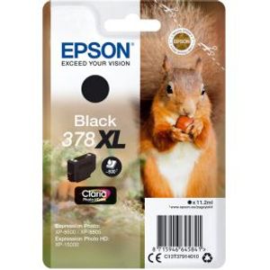 Epson Squirrel Singlepack Black 378XL Claria Photo HD Ink