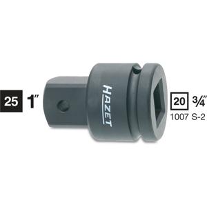 Hazet HAZET 1007S-2 Dopsleuteladapter Aandrijving 3/4 (20 mm) Uitvoering 1 (25 mm) 65 mm 1 stuk(s)