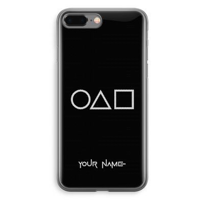 Squid Game: iPhone 8 Plus Transparant Hoesje