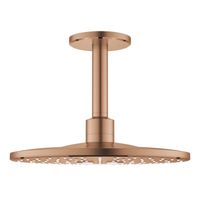 Regendoucheset Grohe Rainshower SmartActive 31 cm met Plafondarm Rond Warm Sunset Geborsteld