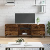 Tv-meubel 150x30x50 cm bewerkt hout gerookt eikenkleurig