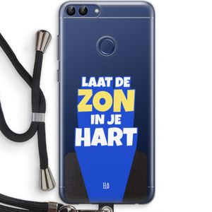 Laat de zon in je hart: Huawei P Smart (2018) Transparant Hoesje met koord