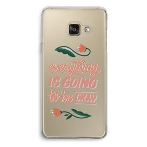 Optimistic flower girl: Samsung Galaxy A3 (2016) Transparant Hoesje