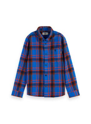 Regular-fit- Yarn-dyed check long sleeve shirt