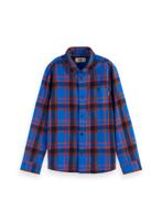 Regular-fit- Yarn-dyed check long sleeve shirt