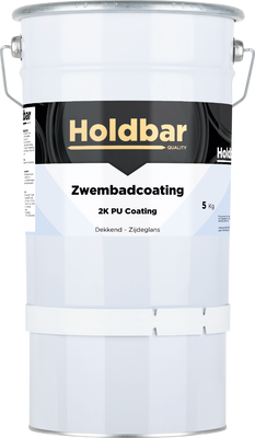 Holdbar Zwembadcoating Lichtblauw (RAL 5012) 5 kg