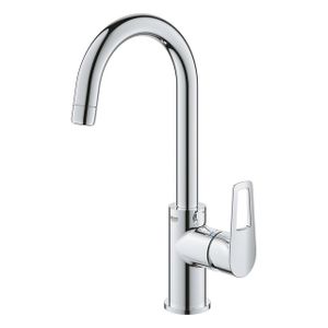 GROHE Bauloop waterbesparende wastafelkraan L-Size chroom 23891001