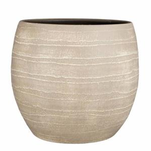 Mica Decorations Alentejo Bloempot - 36x36x32 cm - Terracotta - Beige