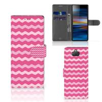 Sony Xperia 10 | Telefoon Hoesje | Waves Pink