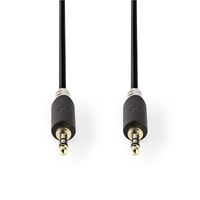 Nedis CABW22000AT05 audio kabel 3.5mm Antraciet - thumbnail