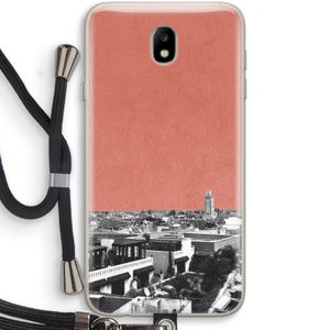 Marrakech Skyline : Samsung Galaxy J7 (2017) Transparant Hoesje met koord