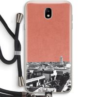 Marrakech Skyline : Samsung Galaxy J7 (2017) Transparant Hoesje met koord