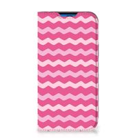 iPhone 14 Pro Hoesje met Magneet Waves Pink